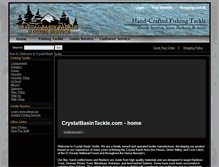 Tablet Screenshot of crystalbasintackle.com